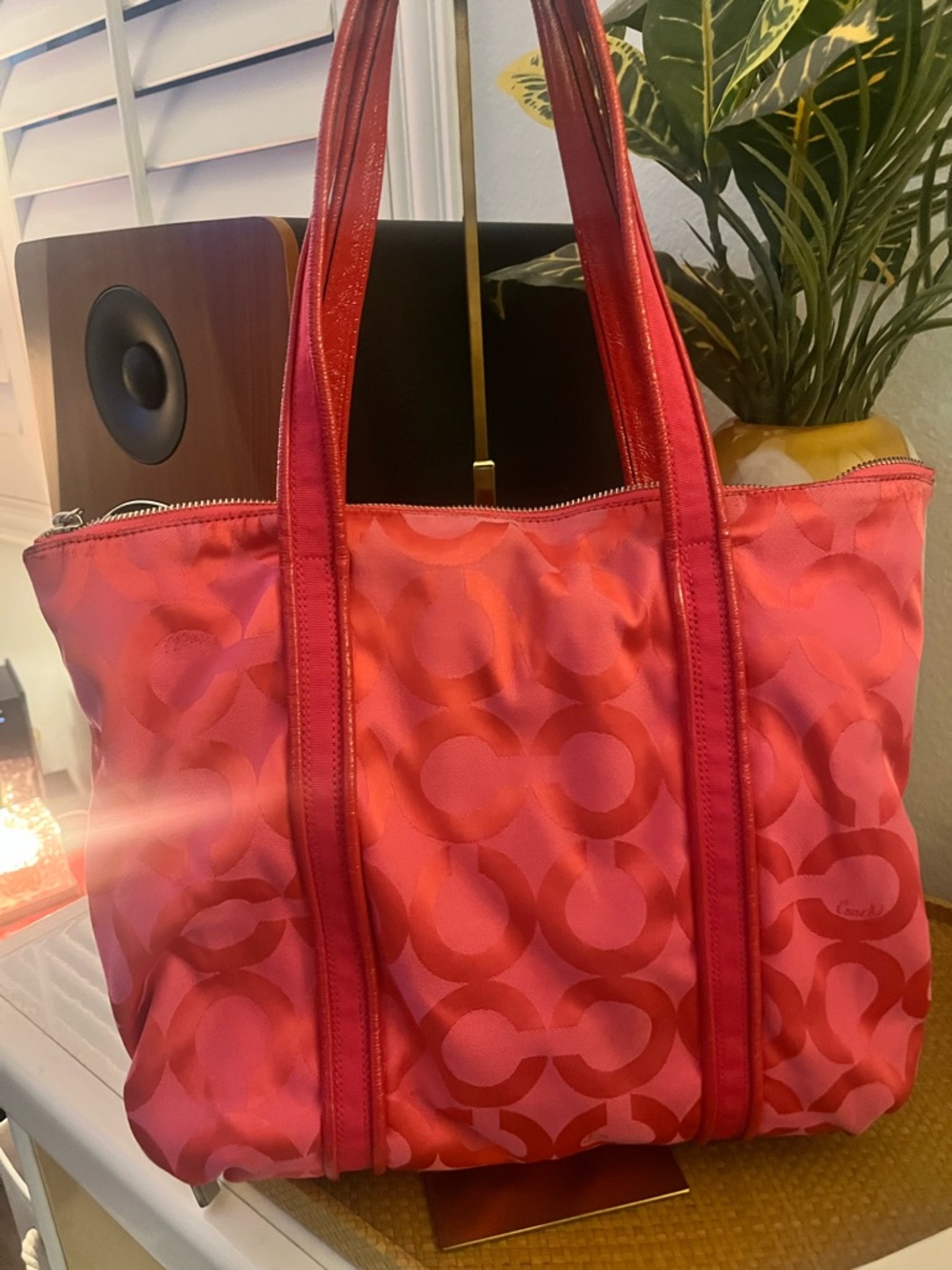 2fer! Coach Poppy pop art glam tote with poppy  bangle ! 2009 - Picture 8 of 17